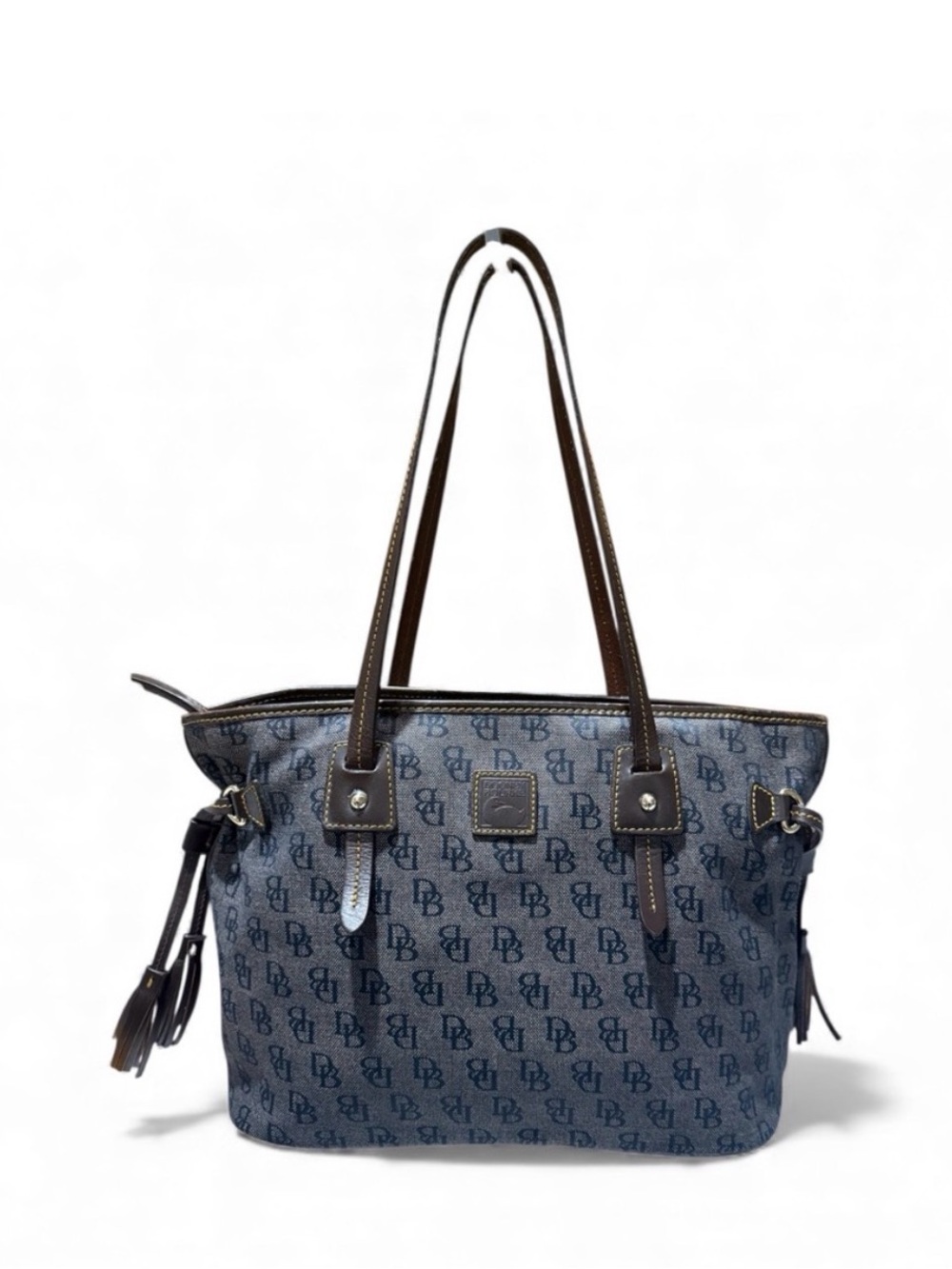 Dooney & Bourke Vintage
Monogram Tassel Shoulder Bag with COA & dusty - EUC - Picture 8 of 14